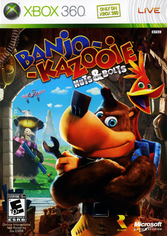 Microsoft Xbox 360 Banjo Kazooie Nuts & Bolts CIB Complete