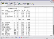 MS excel 97 on windows xp screenshot