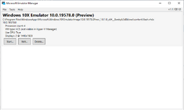 Microsoft Emulator Manager