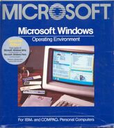 Microsoft Windows 1.01 box.