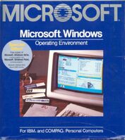 Microsoft Windows 1.01 box.