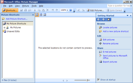 Microsoft office picture manager