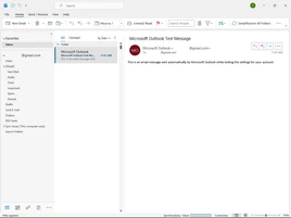 Microsoft Outlook 2021 screenshot