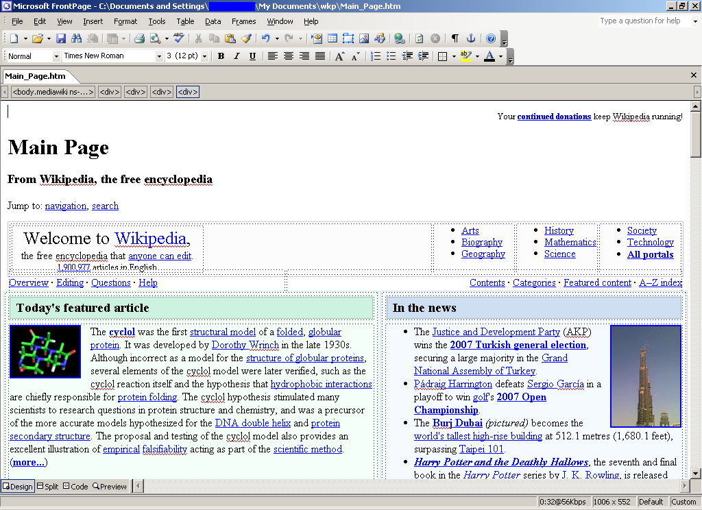mac web design software like frontpage