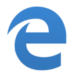 Microsoft Edge logo (2015-2019)