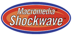 Logo for Shockwave web content authored with Director from 1995 to 1997.