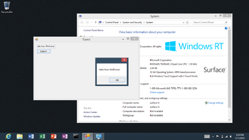 Windows RT desktop