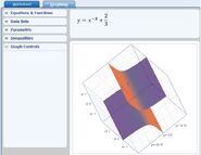 Complex 3D graphing using Microsoft Math.