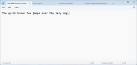 Windows Notepad