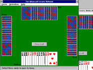 Windows 3.11 for Workgroups Hearts card game.