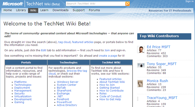 Create and edit a wiki - Microsoft Support