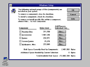 Windows 3.1 setup.