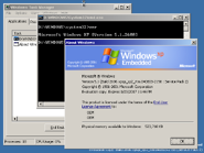 A screenshot of Windows XP Embedded.