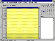 Windows 3.11 for Workgroups Schedule program.