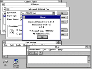 Windows 3.11 for Workgroups Fax program.