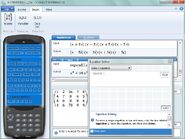 A screenshot of Microsoft Mathematics.