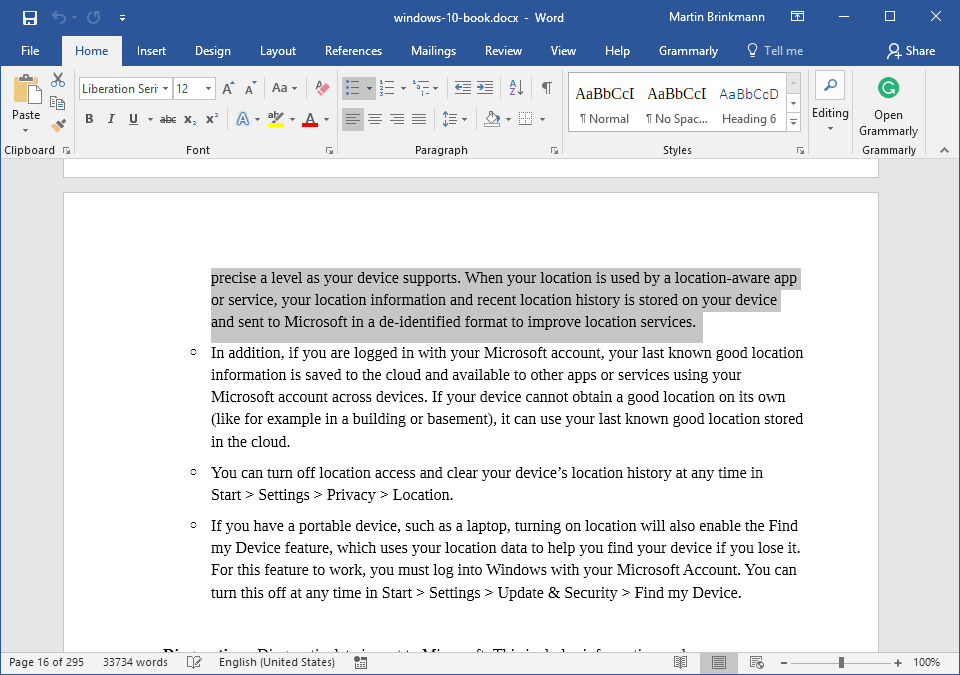 Microsoft word changes have been made that affect the global template used