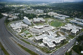 Microsoft-Campus aerial-Redmond-area