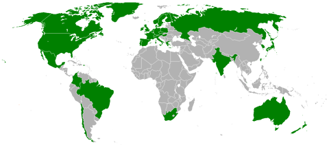 Worldwide Xbox Live availability map