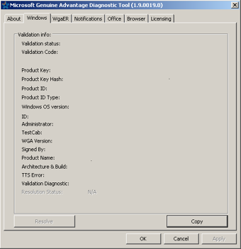 Microsoft Windows Genuine Advantage Validation Tool Download