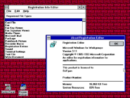 Registration Editor.png (8 KB) Registry Editor as seen in Windows 3.11.