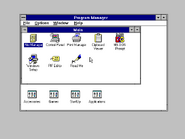 Windows 3.1 desktop.