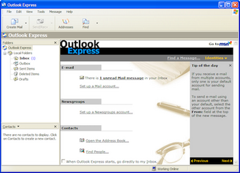 Outlook Express XP