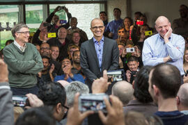 Bill Gates Satya Nadella Steve Ballmer Microsoft