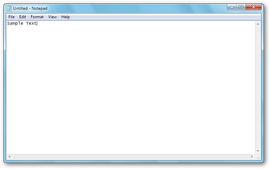 Notepad Vista