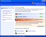 Windows Security Center XP SP2