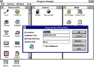 Windows 3.1 Program Item Properties Editor.