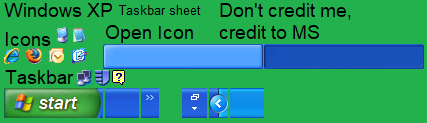 Taskbar sheet