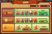 Under Shop, players also have the option of purchasing extra Shoes.