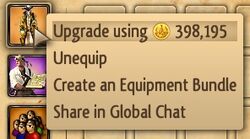 Upgrade item