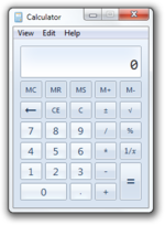 Windows 7 Calculator