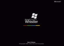 220px-Code Name Whistler Beta 2 Microsoft