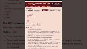Art Marketplace Wing Of Fire Roblox Wiki Fandom - roblox discord marketplace