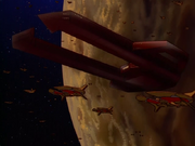 The flagship over Dolos