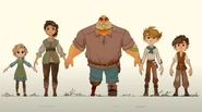 The family's adventure clothing Concept