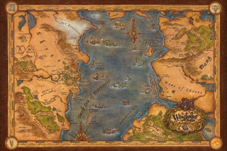 Map of Aerwiar (artist unknown)