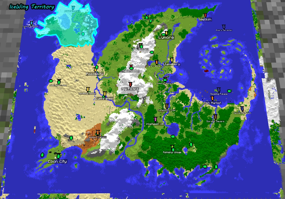 The IceWing Kingdom Wings of Fire The New World Fandom