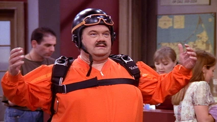 Roy preparing to skydive