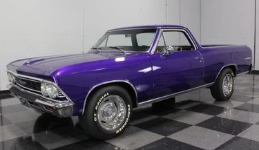 A purple El Camino (though not 's)