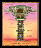 Map of Cicada Hive (A Guide to the Dragon World)