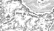 The Mud Kingdom on the map in Dragonslayer, by Mike Schley