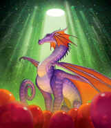 Grandeur in the Rainwing hatchery from A Guide to the Dragon World, by Joy Ang