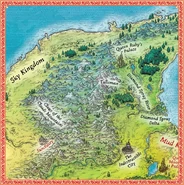 Map of the Sky Kingdom from A Guide to the Dragon World, by Mike Schley
