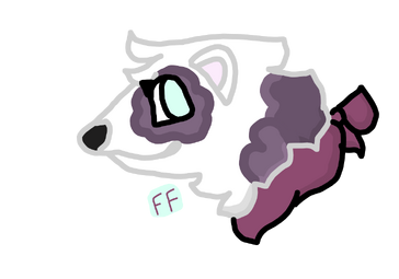 Simple cute dog drawing with Kleki 