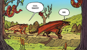 Diamond Spray Delta in The Dragonet Prophecy graphic novel, by Mike Holmes