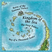 Map of the Kingdom of the Sea from A Guide to the Dragon World, by Mike Schley